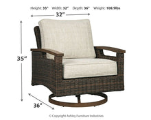 Load image into Gallery viewer, Paradise Trail Swivel Lounge Chair (2/CN)
