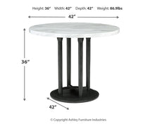 Load image into Gallery viewer, Centiar Round DRM Counter Table
