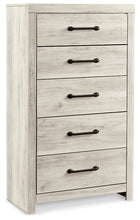 Load image into Gallery viewer, Cambeck  Panel Bed With 2 Storage Drawers With Mirrored Dresser And Chest
