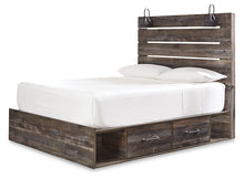 Load image into Gallery viewer, Drystan  Panel Bed With 2 Storage Drawers With Mirrored Dresser, Chest And Nightstand
