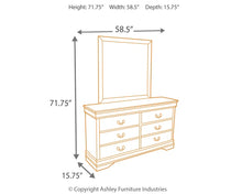 Load image into Gallery viewer, Alisdair  Sleigh Bed With Mirrored Dresser And Chest
