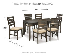 Load image into Gallery viewer, Rokane Dining Room Table Set (7/CN)
