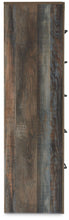 Load image into Gallery viewer, Drystan Full Bookcase Bed with 4 Storage Drawers with Mirrored Dresser and Chest
