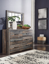 Load image into Gallery viewer, Drystan King Bookcase Bed with 4 Storage Drawers with Mirrored Dresser and 2 Nightstands

