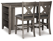 Load image into Gallery viewer, Caitbrook Counter Height Dining Table and 2 Barstools

