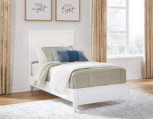 Load image into Gallery viewer, Binterglen Twin Panel Bed with Mirrored Dresser
