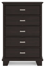 Load image into Gallery viewer, Covetown Twin Panel Bed with Mirrored Dresser, Chest and 2 Nightstands
