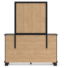 Load image into Gallery viewer, Covetown Twin Panel Bed with Mirrored Dresser
