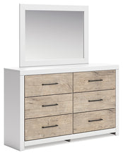 Load image into Gallery viewer, Charbitt Queen Panel Bed with Mirrored Dresser, Chest and 2 Nightstands
