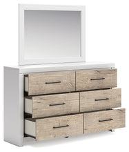 Load image into Gallery viewer, Charbitt Queen Panel Bed with Mirrored Dresser, Chest and 2 Nightstands
