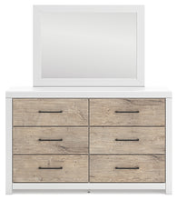 Load image into Gallery viewer, Charbitt Queen Panel Bed with Mirrored Dresser, Chest and 2 Nightstands
