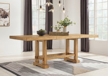 Load image into Gallery viewer, Havonplane Counter Height Dining Table and 2 Barstools and Bench
