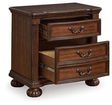 Load image into Gallery viewer, Lavinton Queen Poster Bed with Mirrored Dresser, Chest and 2 Nightstands
