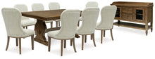 Load image into Gallery viewer, Sturlayne Dining Table and 8 Chairs with Storage
