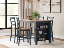 Load image into Gallery viewer, Gesthaven Counter Height Dining Table and 4 Barstools
