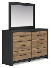 Load image into Gallery viewer, Vertani King Panel Bed with Mirrored Dresser, Chest and Nightstand

