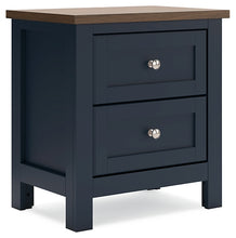 Load image into Gallery viewer, Landocken Queen Panel Bed with Mirrored Dresser and 2 Nightstands
