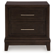 Load image into Gallery viewer, Neymorton California King Upholstered Panel Bed with Mirrored Dresser and 2 Nightstands
