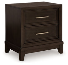 Load image into Gallery viewer, Neymorton California King Upholstered Panel Bed with Mirrored Dresser and 2 Nightstands
