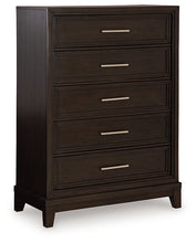 Load image into Gallery viewer, Neymorton King Upholstered Panel Bed with Mirrored Dresser, Chest and Nightstand
