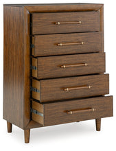 Load image into Gallery viewer, Lyncott Queen Upholstered Bed with Mirrored Dresser, Chest and 2 Nightstands
