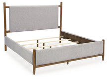 Load image into Gallery viewer, Lyncott Queen Upholstered Bed with Mirrored Dresser, Chest and 2 Nightstands
