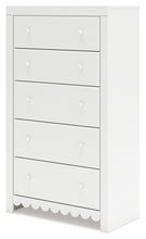 Load image into Gallery viewer, Mollviney Twin Panel Headboard with Mirrored Dresser and Chest
