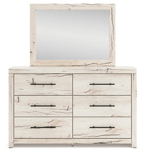 Load image into Gallery viewer, Lawroy Queen Panel Bed with Mirrored Dresser and Nightstand
