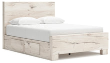 Load image into Gallery viewer, Lawroy Queen Panel Bed with Mirrored Dresser and Nightstand
