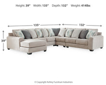 Load image into Gallery viewer, Ardsley 5-Piece Sectional with Chaise
