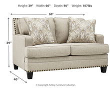 Load image into Gallery viewer, Claredon Loveseat
