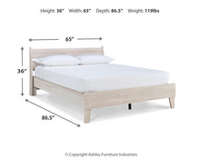 Load image into Gallery viewer, Socalle  Panel Platform Bed
