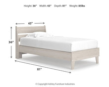 Load image into Gallery viewer, Socalle  Panel Platform Bed
