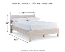 Load image into Gallery viewer, Socalle  Panel Platform Bed

