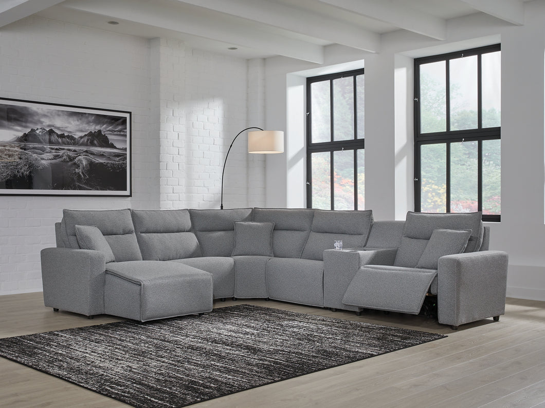 Modmax 6-Piece Power Reclining Sectional with Chaise