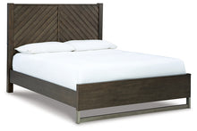 Load image into Gallery viewer, Arkenton Queen Panel Bed with Mirrored Dresser and 2 Nightstands
