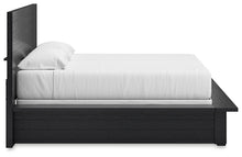 Load image into Gallery viewer, Londer King Panel Bed with Mirrored Dresser

