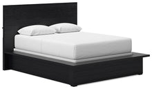 Load image into Gallery viewer, Londer Queen Panel Bed with Mirrored Dresser
