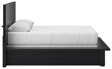 Load image into Gallery viewer, Londer Queen Panel Bed with Mirrored Dresser
