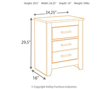 Load image into Gallery viewer, Brinxton Two Drawer Night Stand
