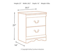 Load image into Gallery viewer, Anarasia Two Drawer Night Stand
