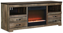 Load image into Gallery viewer, Trinell 63&quot; TV Stand with Electric Fireplace
