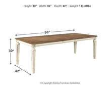 Load image into Gallery viewer, Realyn RECT Dining Room EXT Table
