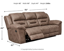 Load image into Gallery viewer, Stoneland Reclining Sofa
