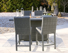 Load image into Gallery viewer, Palazzo Outdoor Counter Height Dining Table with 4 Barstools
