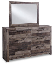 Load image into Gallery viewer, Derekson Twin Panel Headboard with Mirrored Dresser, Chest and Nightstand
