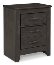 Load image into Gallery viewer, Brinxton Queen Panel Bed with Mirrored Dresser and 2 Nightstands
