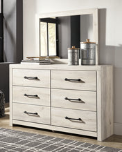 Load image into Gallery viewer, Cambeck Twin Panel Bed with Mirrored Dresser
