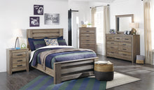 Load image into Gallery viewer, Zelen Full Panel Bed with Mirrored Dresser, Chest and Nightstand
