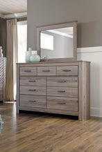 Load image into Gallery viewer, Zelen King/California King Panel Headboard with Mirrored Dresser, Chest and 2 Nightstands
